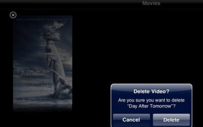 Deleting Movies Directly from Your iPad